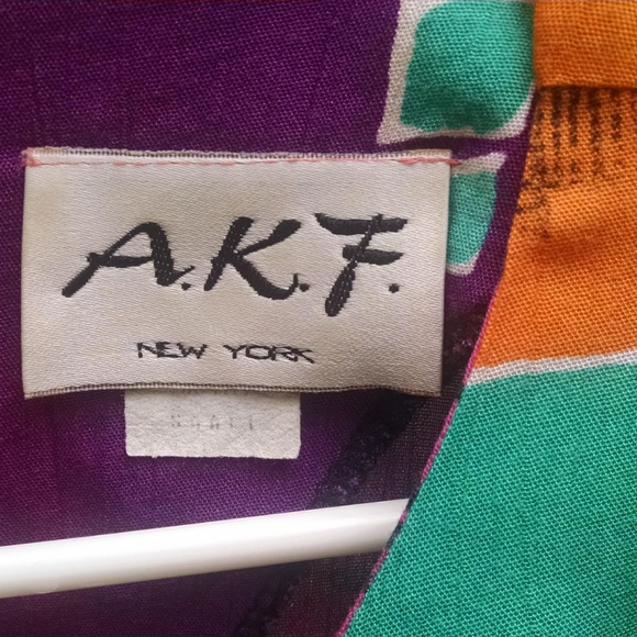 Vintage colorful blouse size small - Picture 5 of 5